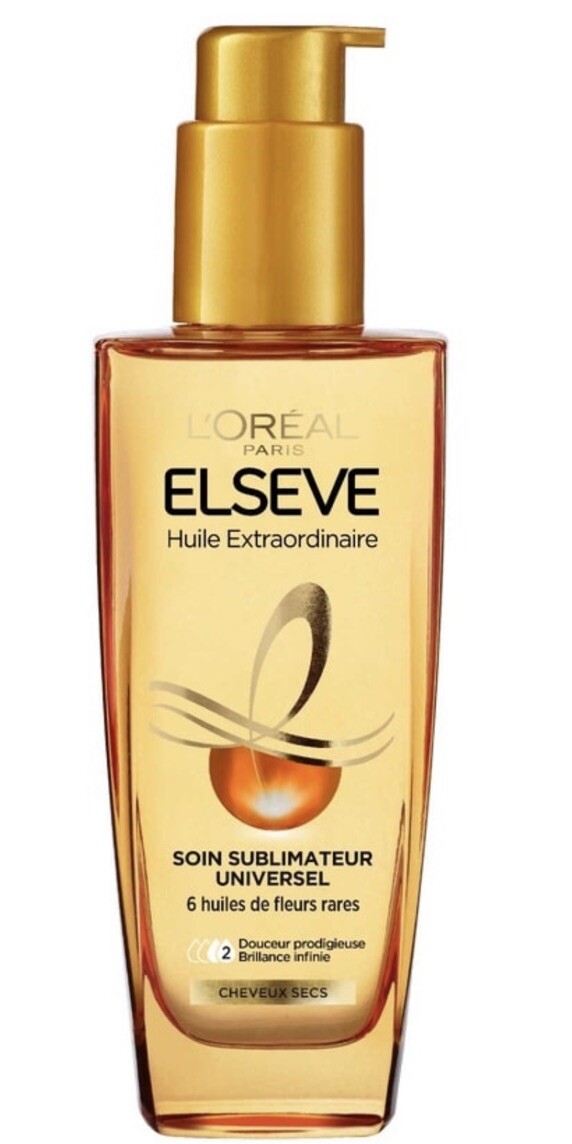 Huile cheveux secs L'Oréal répare les pointes abîmées et rêches
