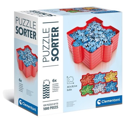 Elegant 6-Tray Puzzle Sorter for Organizing Up to 1000 Pieces   Fun for All Ages
