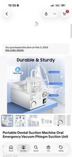 Portable Dental Suction Machine Oral Emergency Vacuum Phlegm Suction Unit