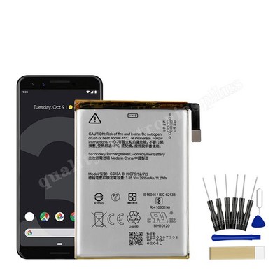 For Google Pixel 3 Google Pixel 3 G013A Replacement Battery G013A-B Tools