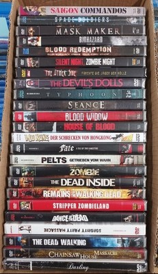 FSK 18 Horror & Zombie Sammlung 24 Filme DVD NEU + OVP  7%Rabatt beim kauf von 2