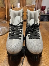 Cosmic Skates ARCHIE-15 Women's Roller Skates, Silver, Size 10