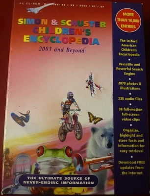 Software PC Simon & Schuster Children's Encyclopedia 2003 and Beyond NEW Box - Image 1 of 3