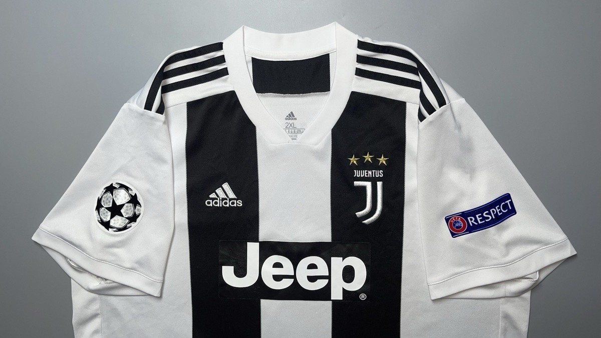 JUVENTUS ADIDAS 2018/2019 FOOTBALL HOME JERSEY #7 RONALDO SIZE “XL