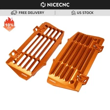 CNC Radiator Guards Protector For KTM 250 300 350 450 500 EXC EXCF XCW 2017-2023