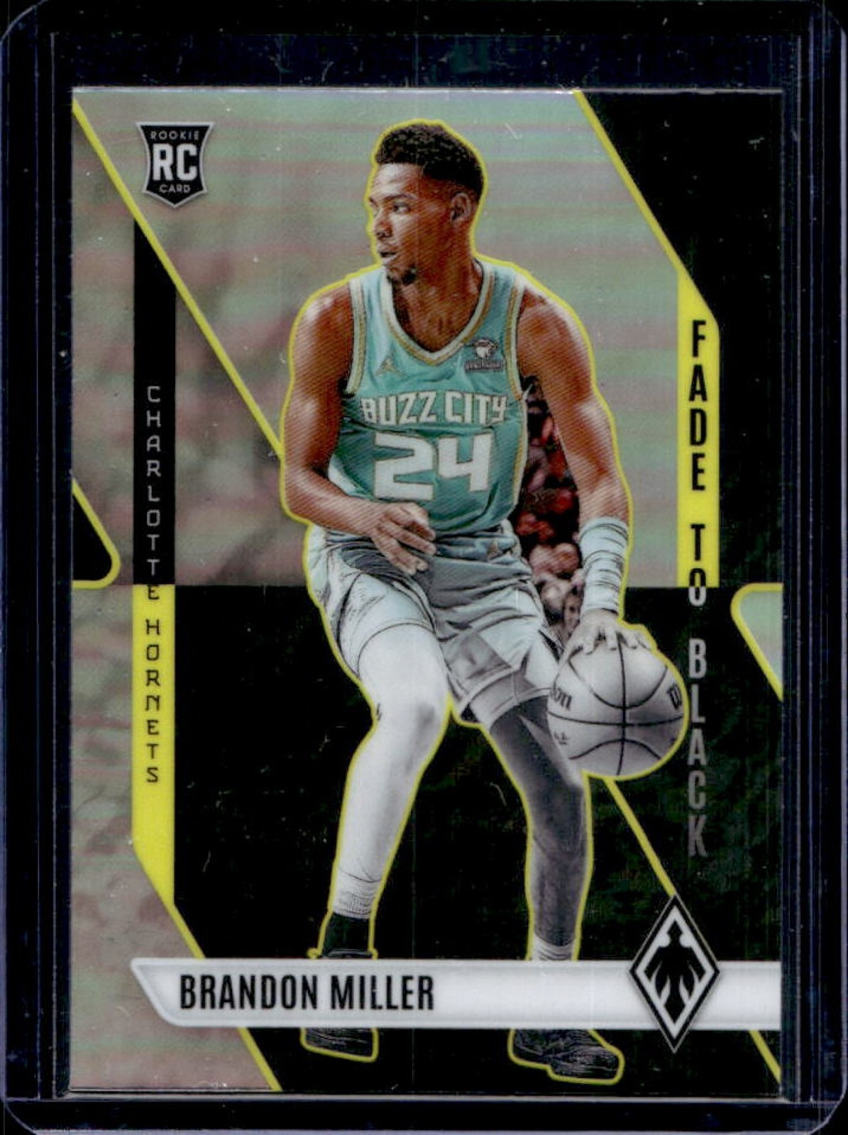 2023-24 Phoenix Brandon Miller Fade To Black RC Silver Rookie #8 Hornets