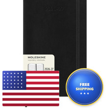 Moleskine Classic 18 Month 2026-2027 Daily Planner Soft Cover Large 5 X 8.25