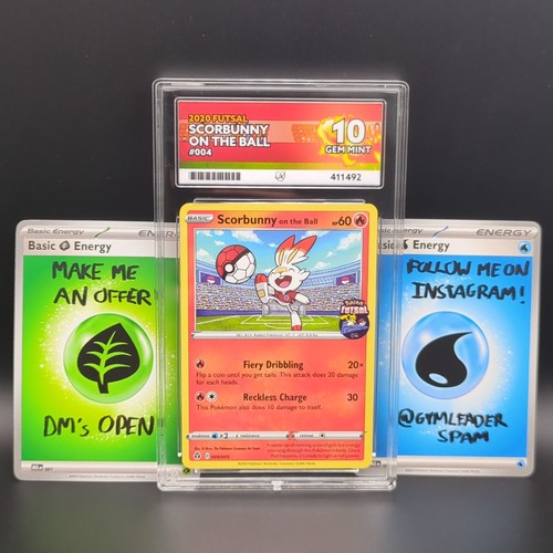 Scorbunny on the Ball graded ACE 10 for sale on eBay