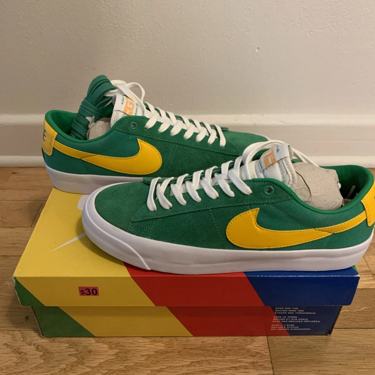 Nike Blazer Low Pro Club Green US Size 11 Nike SB Blazer Low GT – Green/Gum – Size 9.5 | Mercari main image 2