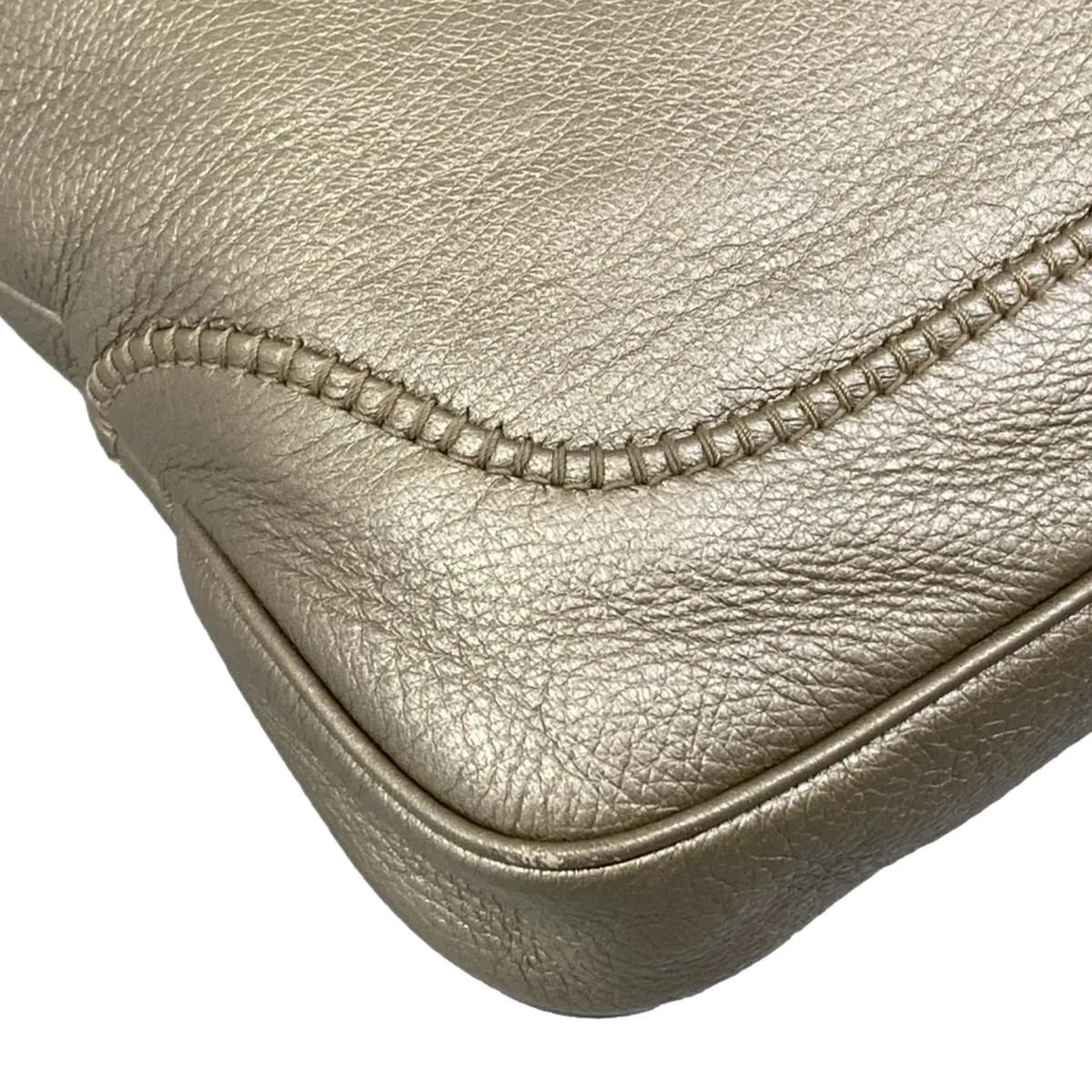 GUCCI Indy/New Jackie 246907 metallic beige Leather Shoulder Bag