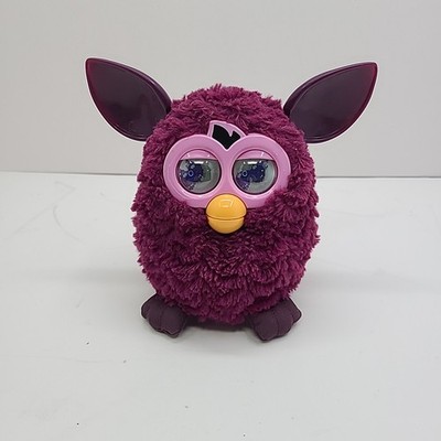 2012 Hasbro Furby Purple Plum Fairy Interactive Digital Eyes - WORKS Great 
