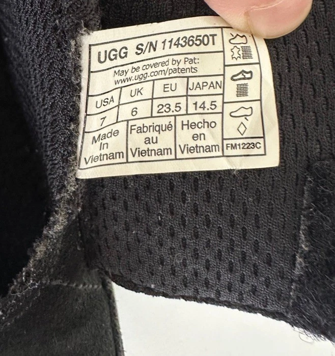 UGG Stryder Lavable Entrenador Niños Pequeños Zapatos Talla T7 Tenis Botas Foto 4 de 4