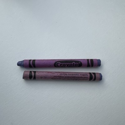2 Retired Crayola Purple Mountain Majesty Crayon Binney & Smith Rare 90s Crayons