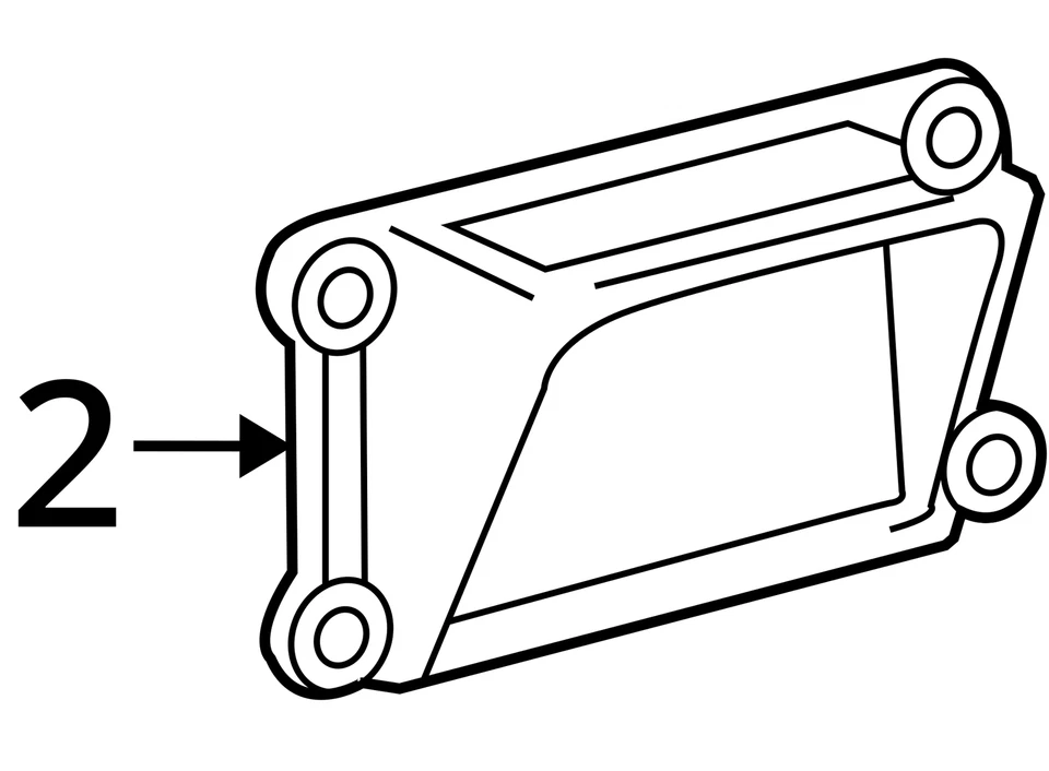 2010 - 2023 LEXUS GX460 OEM 4.6L AWD ENIGNE RIGHT FRAME MOUNT SUPPORT *37K* - Изображение 4 из 4