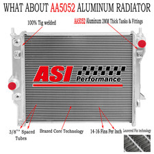 3 Rows Aluminium Radiator For 03-08 Jaguar S-Type XJ8 XJR XF Vanden Plas 4.2L UK