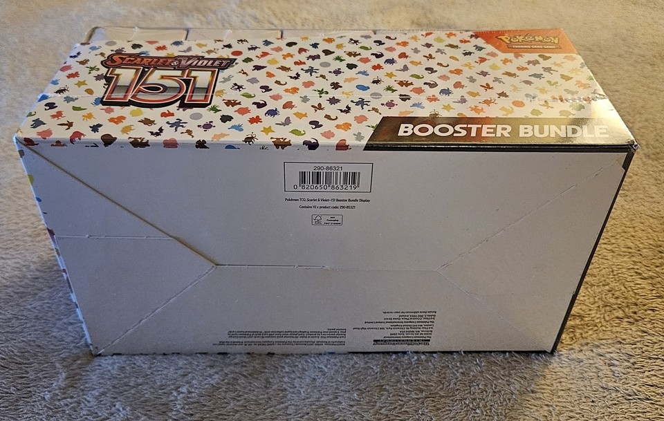 Pokémon TCG: S&V 151, Booster Bundle Display Case Sealed SEE PHOTOS ...