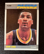 1987-88 Fleer Basketball John Long #65 NM 87 Indiana Pacers CENTERED!