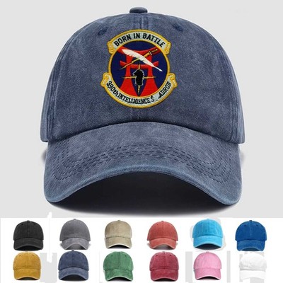 Customized Embroidered Hat 390th Intelligence Squadron, Trucker Hat, Gift Idea