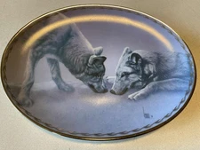 Collectible Bradford Exchange "Gentle Approach" in "Nature's Tenderness" series