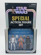 Star Wars Vintage Collection LUKE SKYWALKER JEDI DESTINY 3-Pack Special Set SDCC