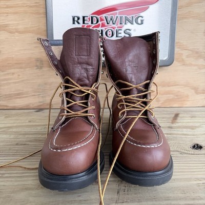 Vintage Red Wing 4440 Boots Mens 8 D Moc Toe Steel Toe SuperSole Made in USA
