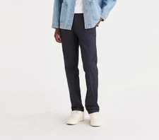 Dockers Signature Khakis Athletic Fit Mens Pants Navy Wrinkle Free Sz 32x32 NWT