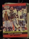 Photo of 1990 Pro Set #73 Reggie Langhorne Cleveland Browns Football Card
