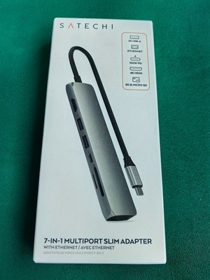 Satechi 7-in-1 USB-C Slim Multiport Adapter ST-P7SM
