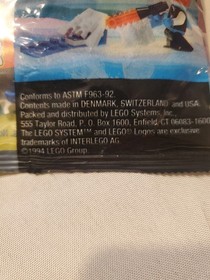 NEW LEGO 1711 System Space Ice Planet Scooter 18 Pcs Polybag -SEALED 1994 Q23