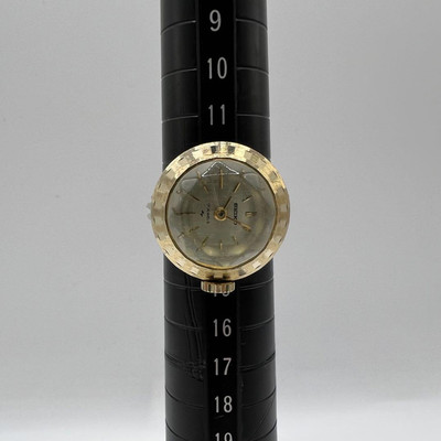 Seiko Ring Watch Mechanical Gold Vintage 17 Jewels Retro