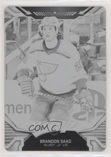 2022-23 Upper Deck MVP Printing Plate Black 1/1 Brandon Saad #150 0c3