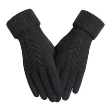 Winter Touch Screen Gloves for Women, Soft Knit, Warm, One Size