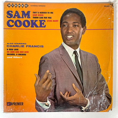 Sam Cooke Also Starring Charlie Francis Vinyl LP in SHRINK VG+