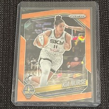 2025 Panini Prizm WNBA- Orange Ice #24 Kia Nurse- Chicago Sky