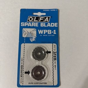 OLFA SPARE BLADE WAVE/PERFORATION CUTTER WPB-1 WAC-1 & PRC-1
