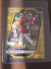 2025 Panini Prizm Draft Picks - Baker Mayfield #187 Gold Ice Prizm
