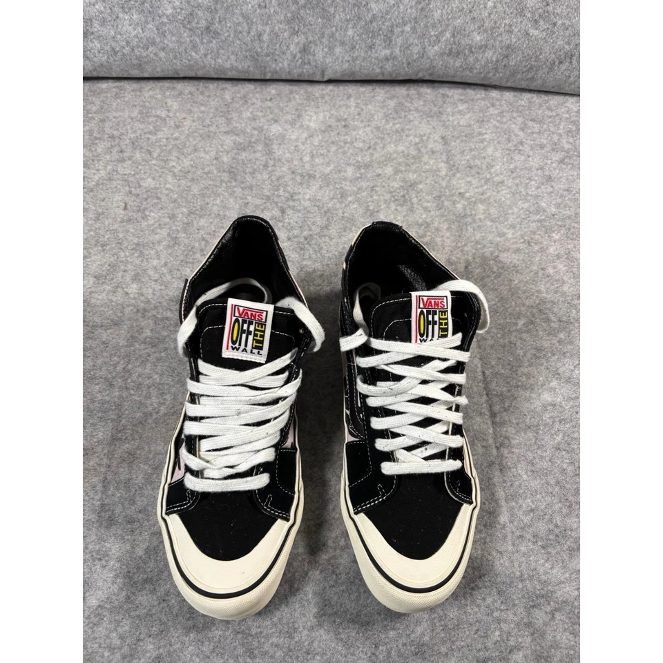 Vans Sk8 Hi Pro Palm Leaf Black Pink High Top Skate Shoes Womens 7.5 - Image 2 of 4