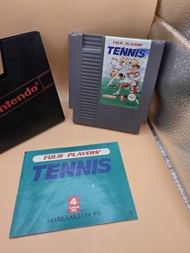 Four Players Tennis Nintendo NES Spiel OVP