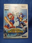 Mario & Sonic Olympic Winter Games Nintendo Wii SEGA 2009 (Complete)