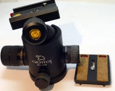 Giottos MH1300 Ball Head for Tripod Quick Release Clamp w/ Quick Release Plate