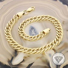 SONDERAKTION WERT 1.270,- Doppel Panzer Armband 585 Gold 14k 14 KT 21cm XXYY