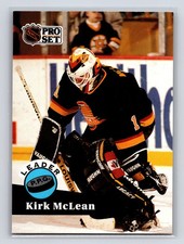 1991-92 Pro Set - Kirk McLean #603 Vancouver Canucks Hockey Card