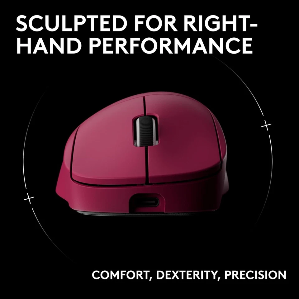 Logitech G Pro X Superlight 2 Wireless Gaming Mouse Magenta Programmable Buttons - Image 2 of 4