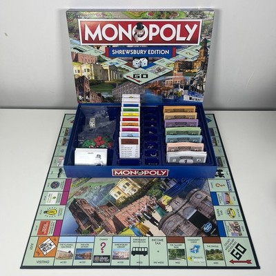 Monopoly Shrewsbury Edition Brettspiel Shropshire - 100% vollständig