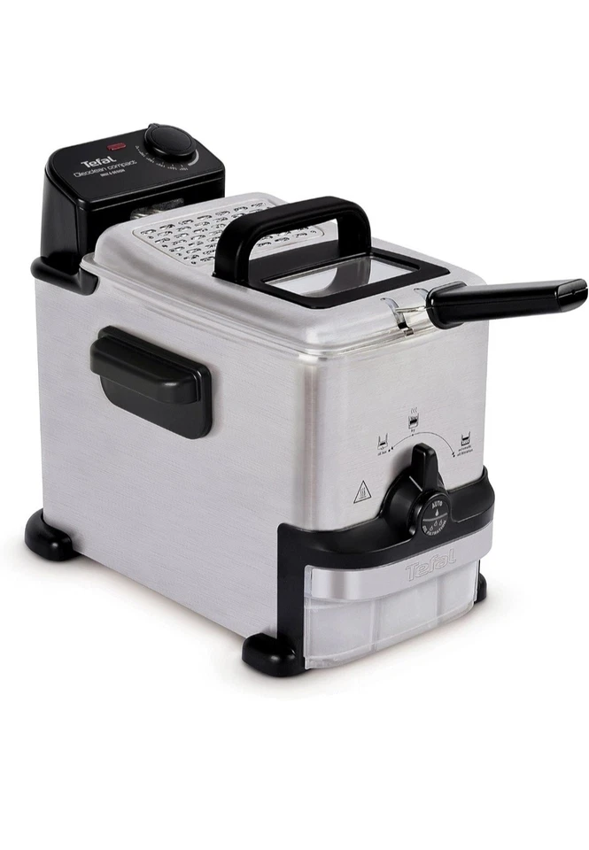 Tefal Deep Fryer Easy Pro, Stainless Steel, 3L capacity, 1.2kg, 4 Portions - Image 2 of 4