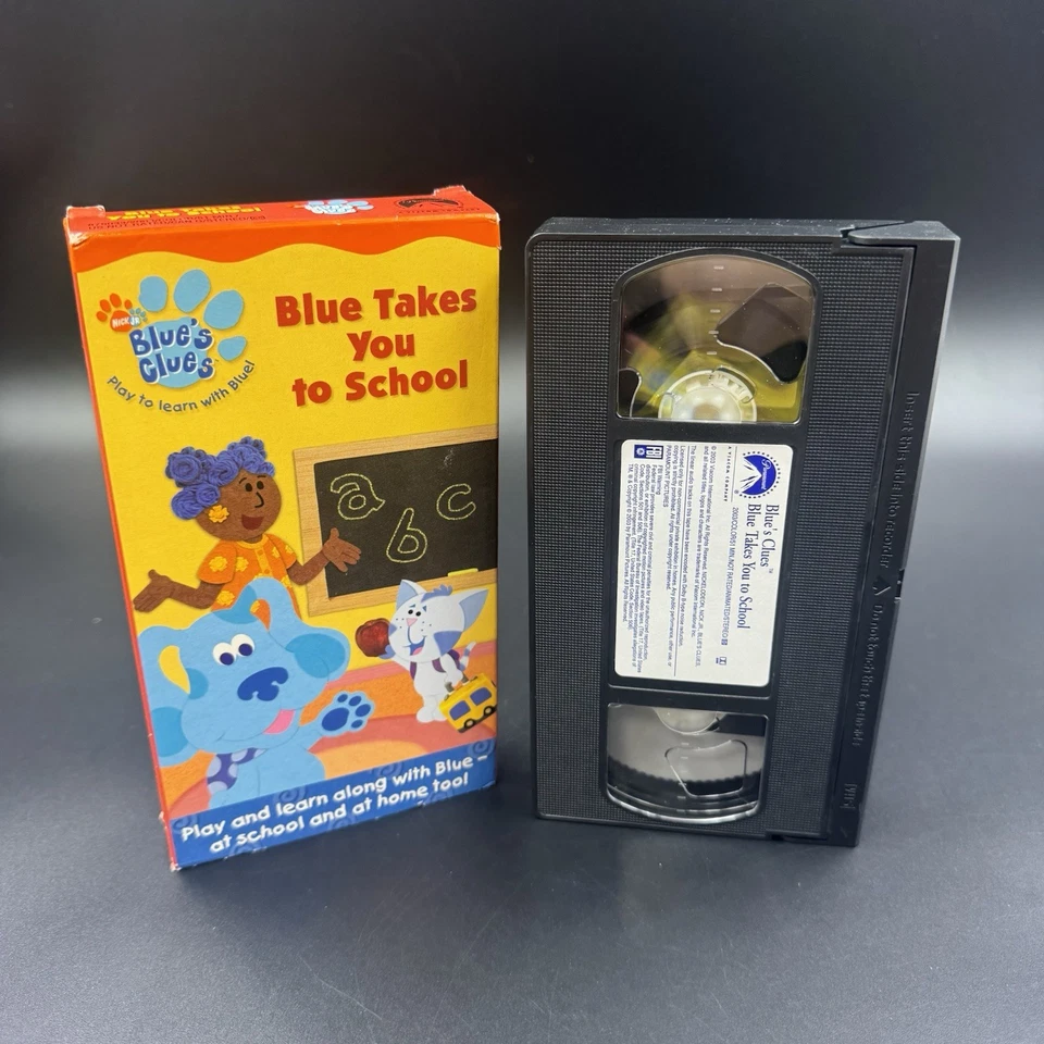 Blue's Clues VHS Lot Of 5 Vintage Children’s Educational ABC - Image 3 of 4