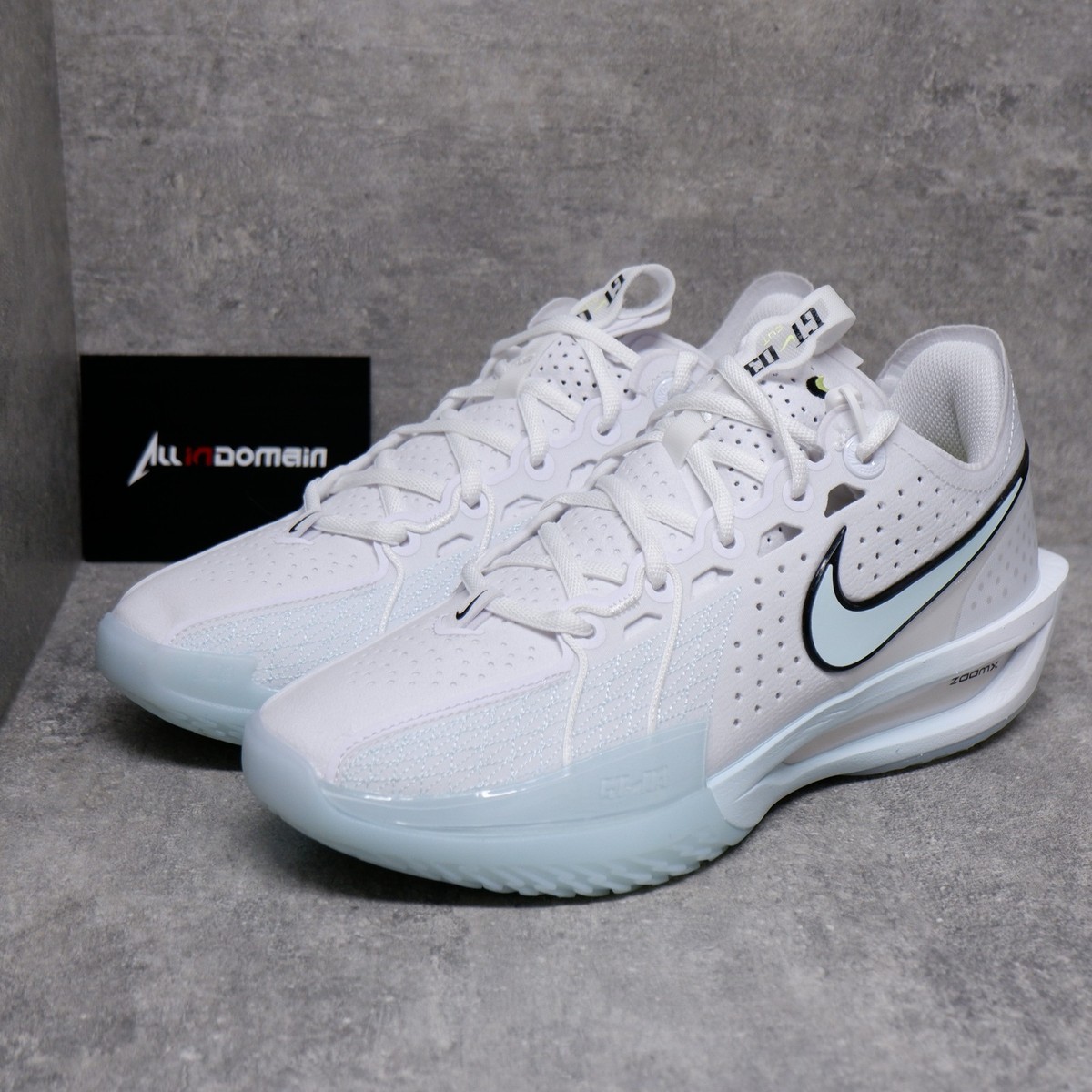 新品 NIKE AIR ZOOM G.T. CUT3 白 29cm Nike Air Zoom GT Cut 3 EP White Glacier Blue - DV2918-104 | eBay