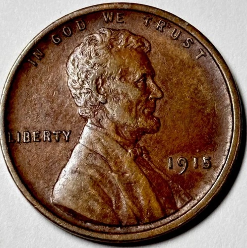 1915 Lincoln Wheat Cent -AU