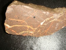COPPER VEIN IN MATRIX W/EPIDOTE CUT SPECIMEN  2  POUNDS  UPPER PENISULA MICHIGAN
