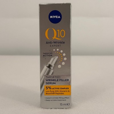 Nivea Q10 Anti-Wrinkle Expert Targeted Wrinkle Filler Serum 15ml Q10 Peptides